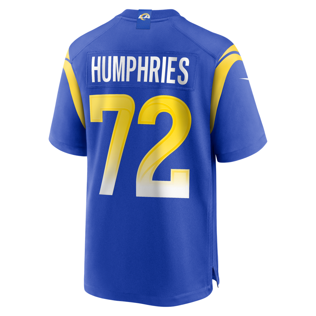 Men's Los Angeles Rams D.J. Humphries Royal Team Game Jersey