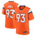 Men's Denver Broncos D.J. Jones Orange Team Game Jersey