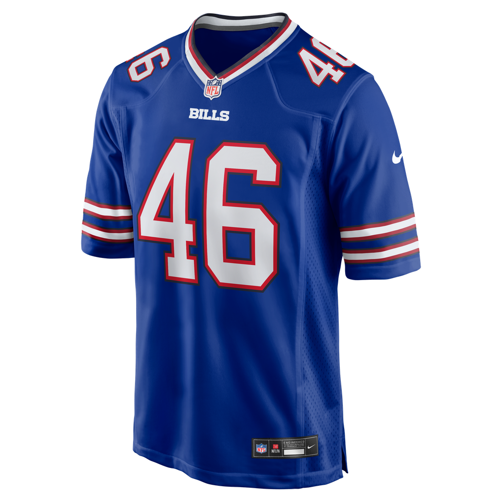 Men's Buffalo Bills DJ Miller Jr. Royal Team Game Jersey