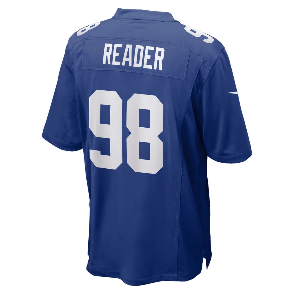 Men's New York Giants D.J. Reader Royal Game Jersey