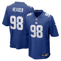 Men's New York Giants D.J. Reader Royal Game Jersey