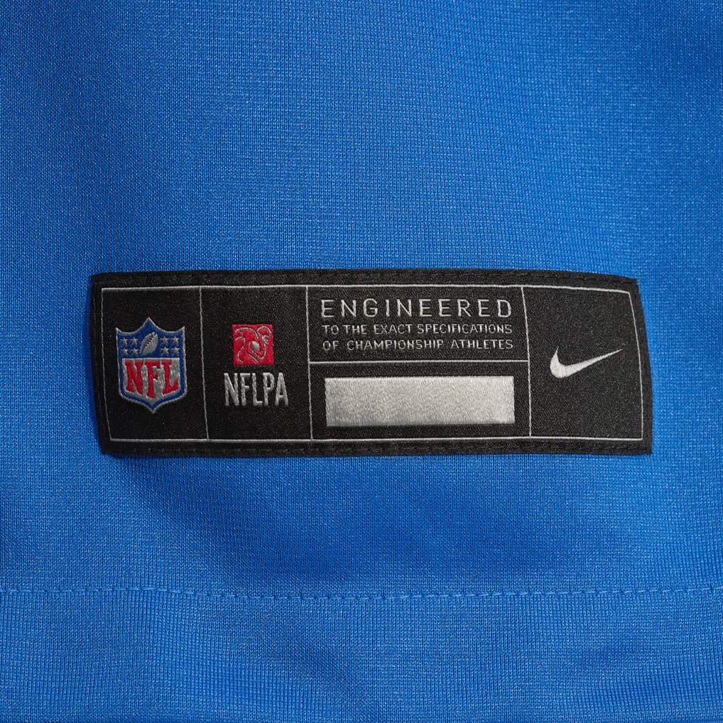 Men's Detroit Lions D.J. Reed Blue Team Game Jersey