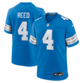 Men's Detroit Lions D.J. Reed Blue Team Game Jersey