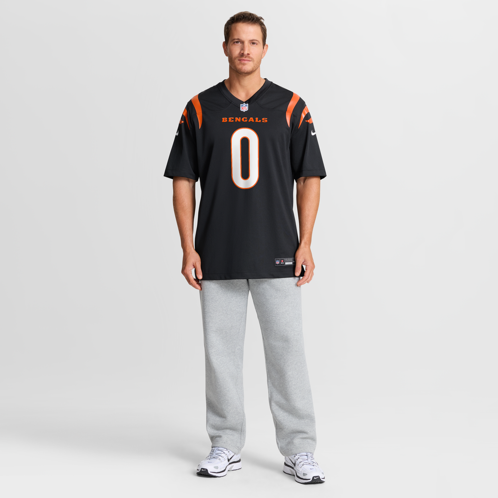 Men's Cincinnati Bengals DJ Turner II Black Team Game Jersey