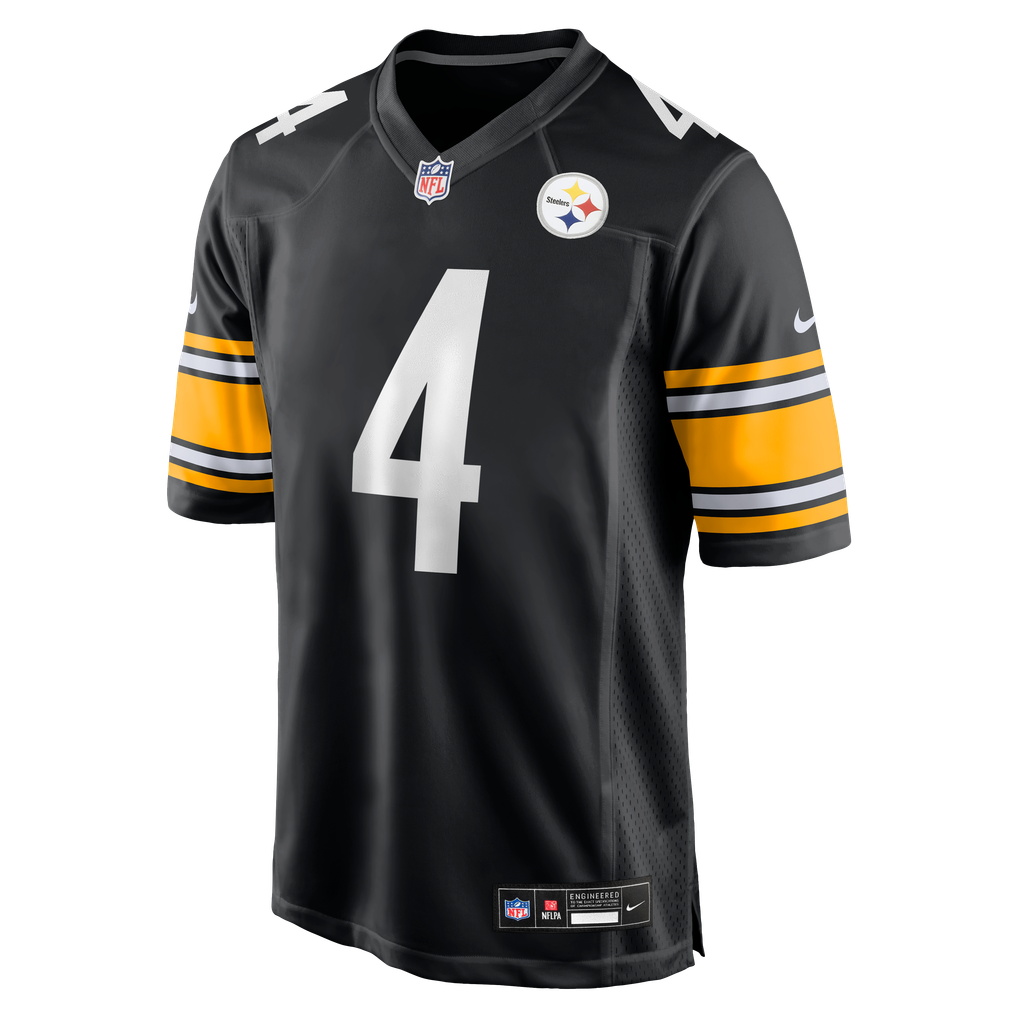 Men's Pittsburgh Steelers DK Metcalf Black Game Player Jersey