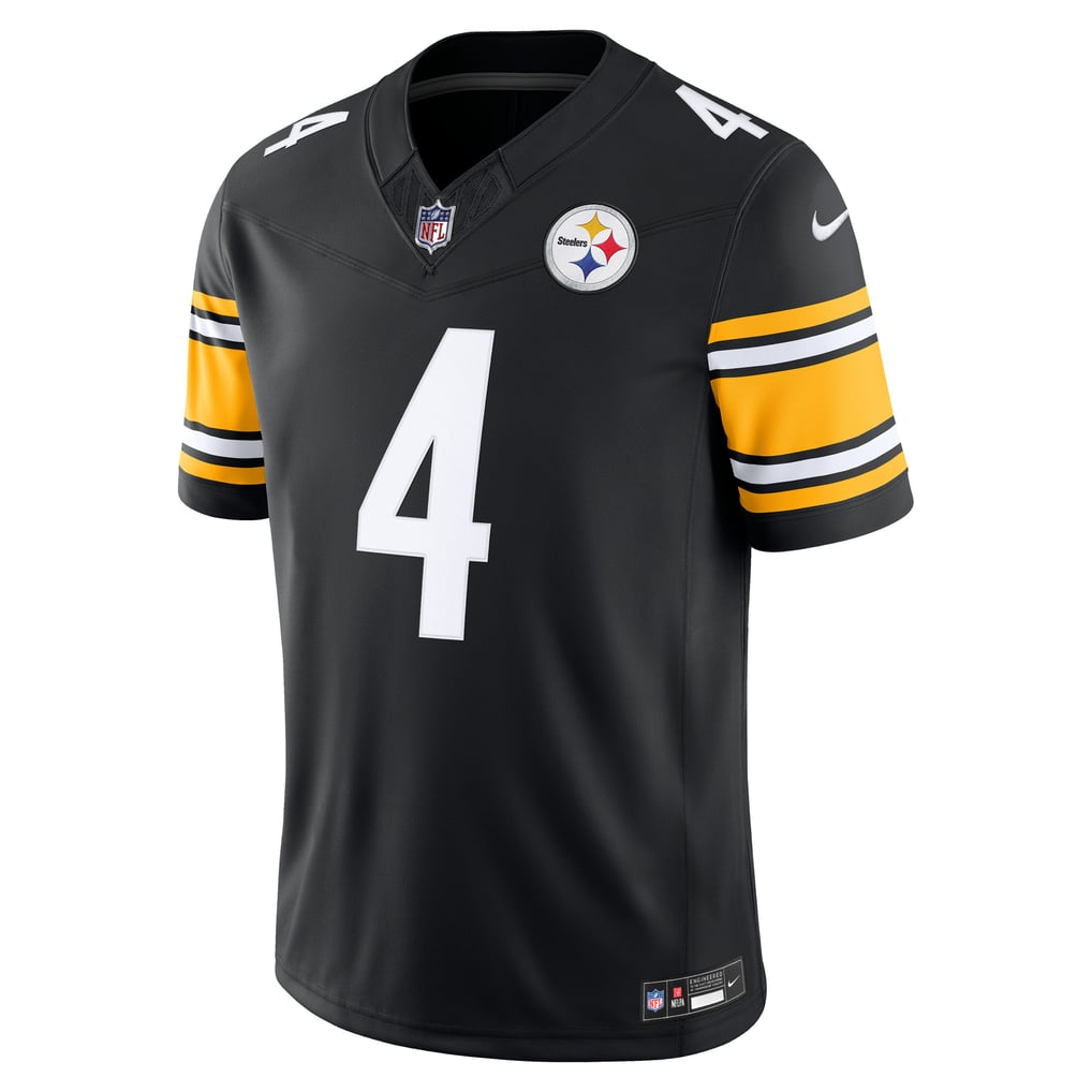 Men's Pittsburgh Steelers DK Metcalf Black Team Vapor F.U.S.E. Stitched Limited Jersey