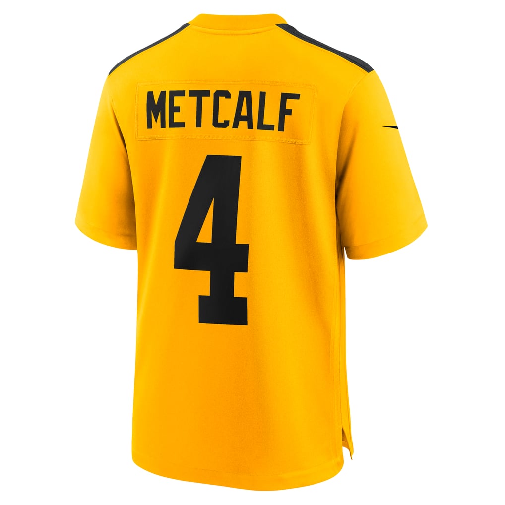 Men's Pittsburgh Steelers DK Metcalf Gold Alternate 1933 Throwback Game Jersey