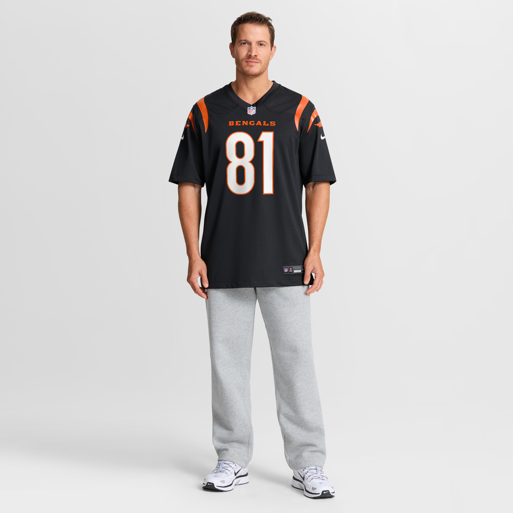 Men's Cincinnati Bengals Dohnte Meyers Black Team Game Jersey