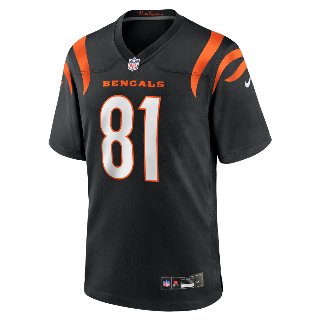 Men's Cincinnati Bengals Dohnte Meyers Black Team Game Jersey