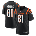 Men's Cincinnati Bengals Dohnte Meyers Black Team Game Jersey