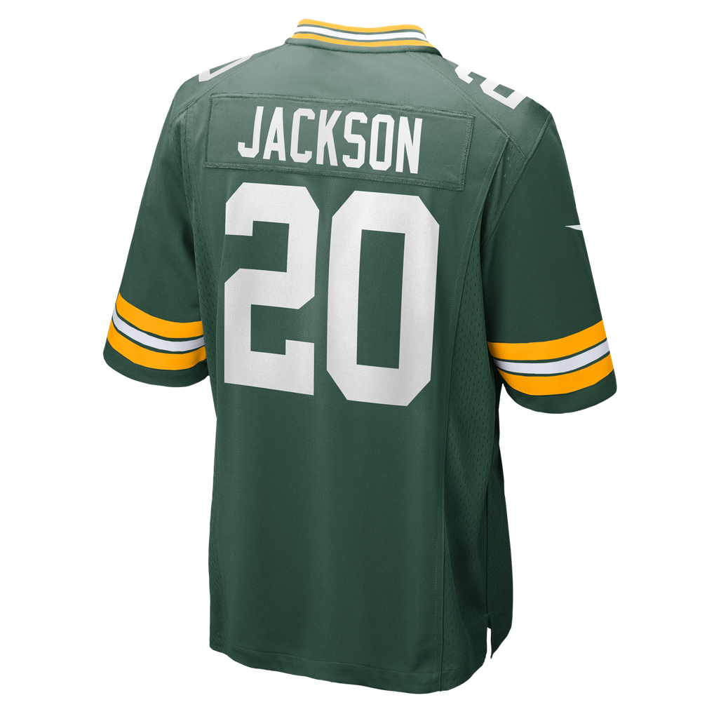 Men's Green Bay Packers Domani Jackson Green Team Game Jersey