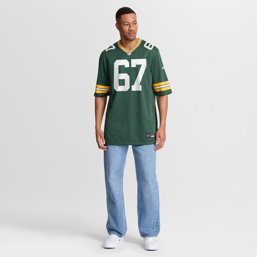 Men's Green Bay Packers Donovan Jennings Green Team Game Jersey