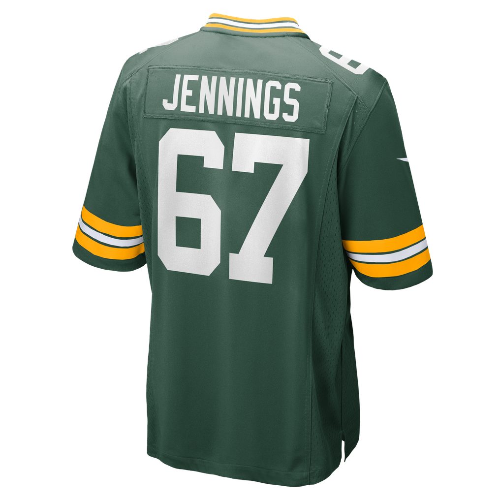 Men's Green Bay Packers Donovan Jennings Green Team Game Jersey