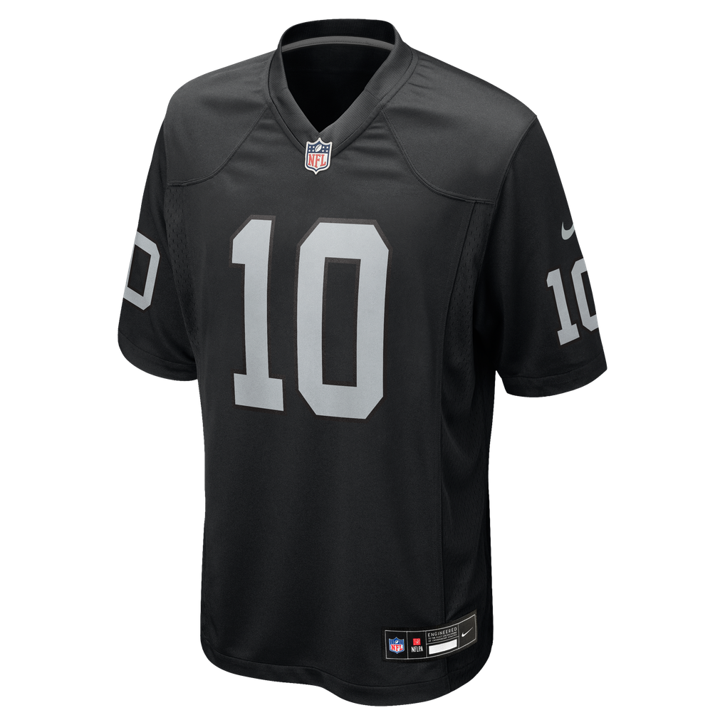 Men's Las Vegas Raiders Dont'e Thornton Jr. Black Team Game Jersey