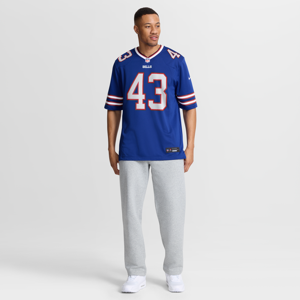 Men's Buffalo Bills Dorian Strong Royal Team Game Jersey