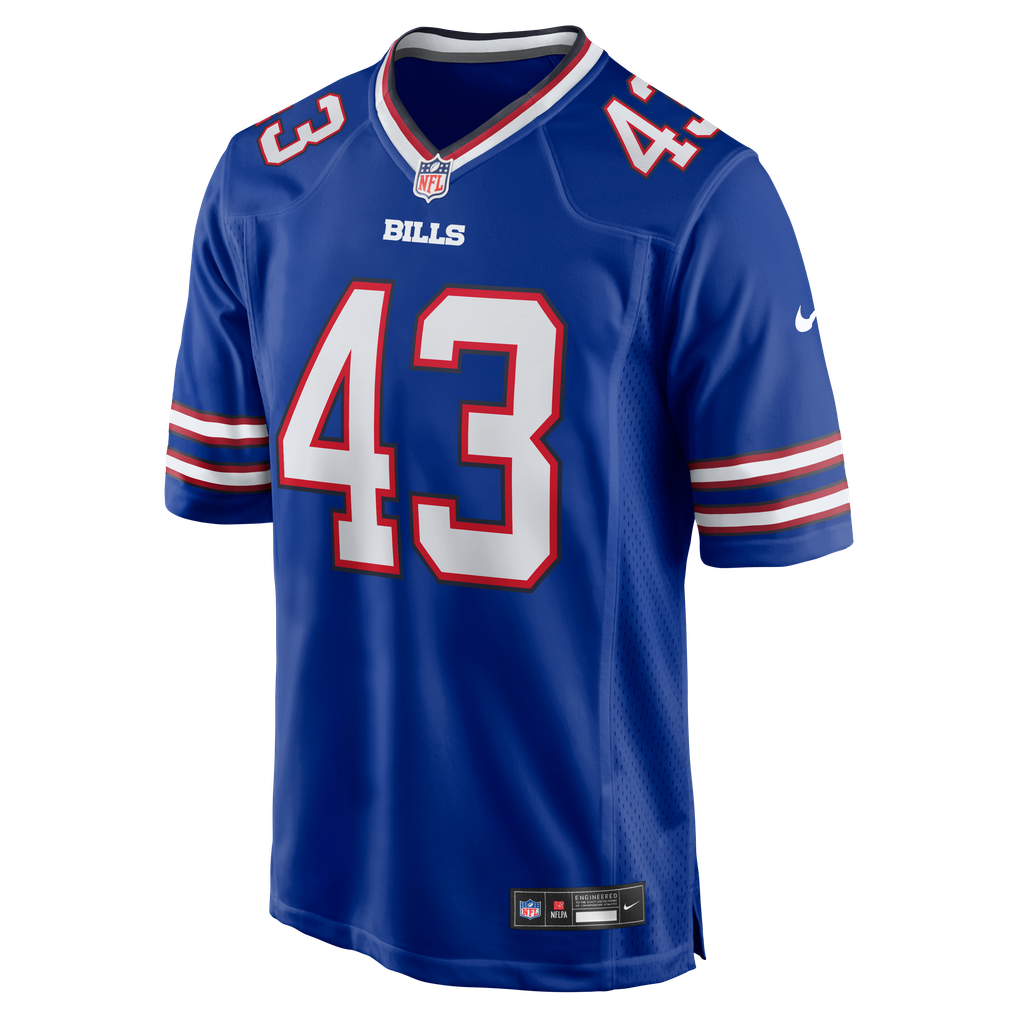 Men's Buffalo Bills Dorian Strong Royal Team Game Jersey