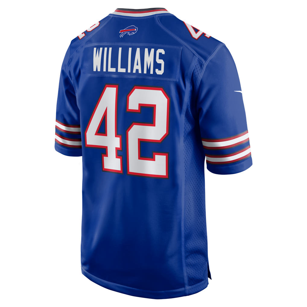 Men's Buffalo Bills Dorian Williams Royal Home Game Jersey
