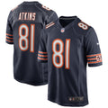 Men's Chicago Bears Doug Atkins Navy Game Retired Player Jersey