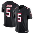 Men's Atlanta Falcons Drake London Black Alternate Throwback Vapor F.U.S.E. Stitched Limited Jersey