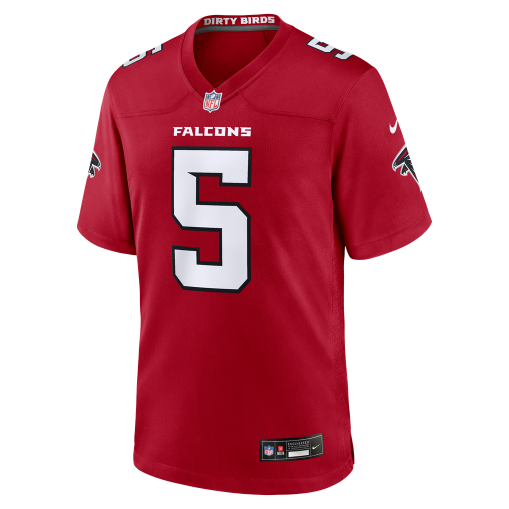 Men's Atlanta Falcons Drake London Red Game Jersey