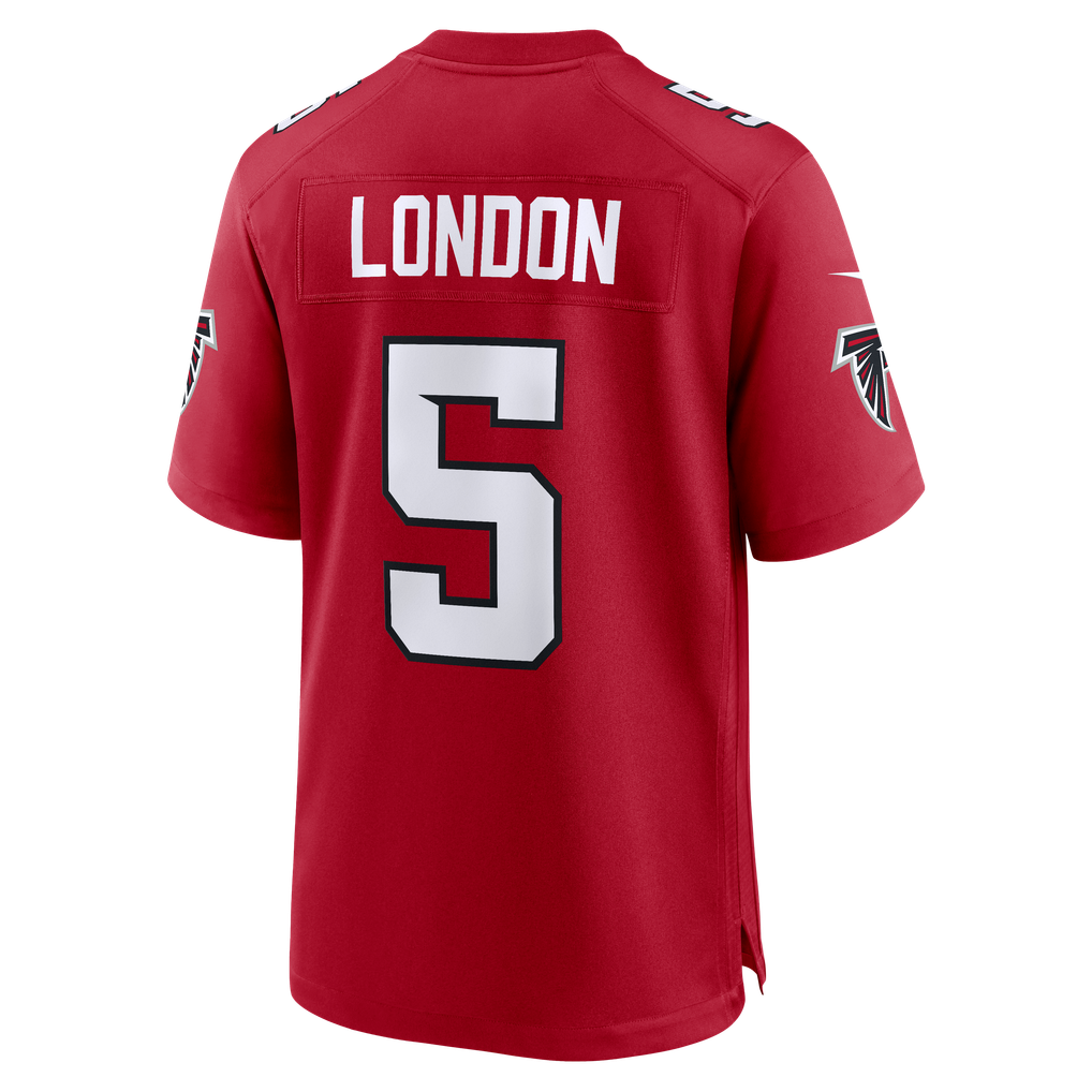 Men's Atlanta Falcons Drake London Red Game Jersey