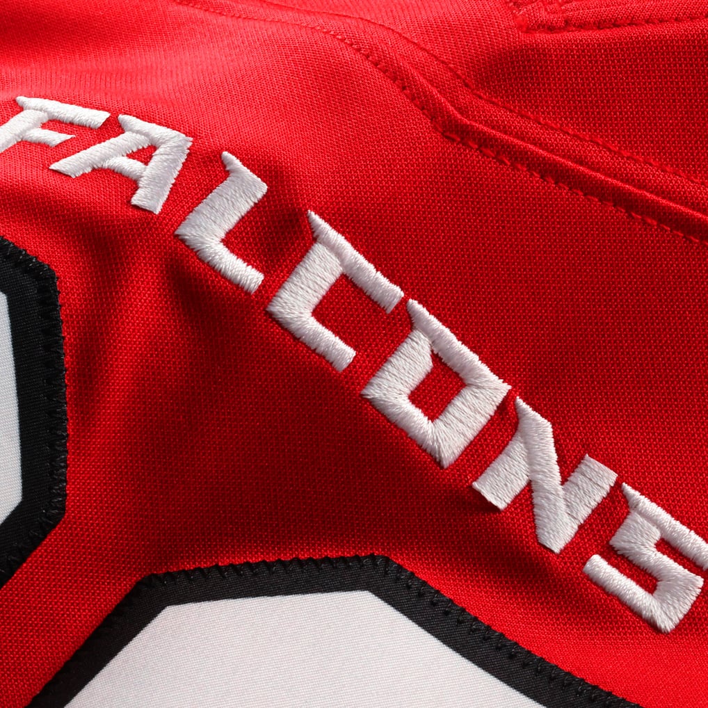 Men's Atlanta Falcons Drake London Red Team Vapor F.U.S.E. Stitched Limited Jersey