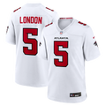 Men's Atlanta Falcons Drake London White Game Jersey