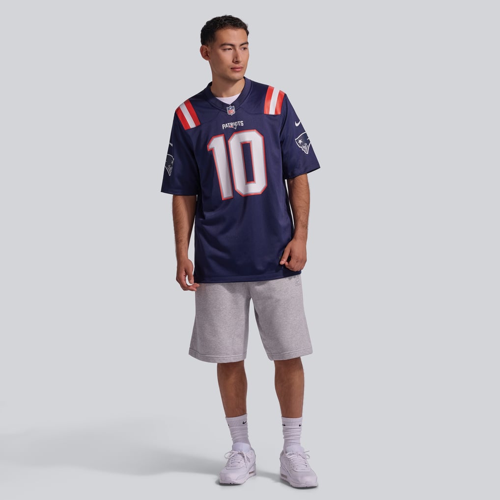 Men's New England Patriots Drake Maye Navy Player Game Jersey