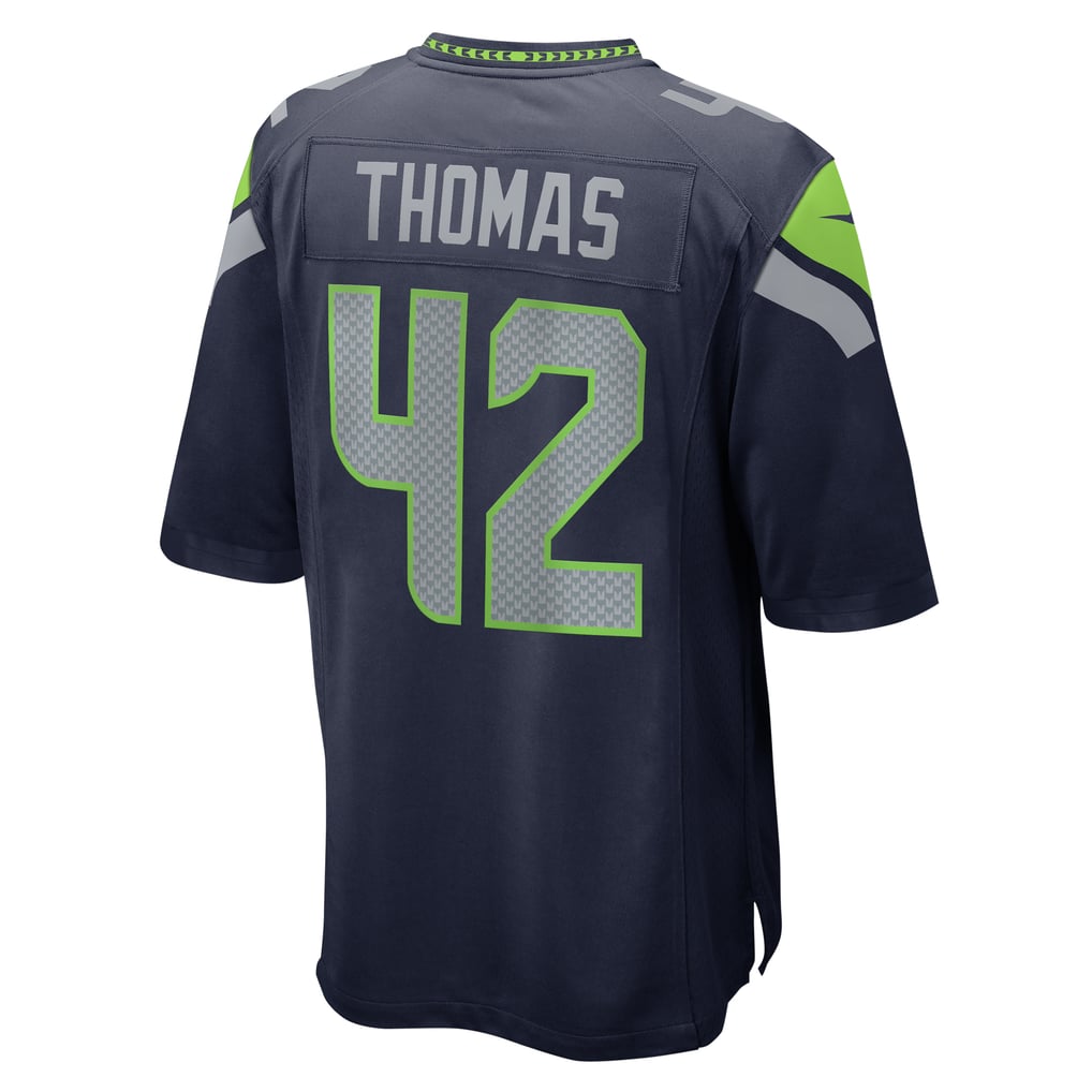 Men's Seattle Seahawks Drake Thomas College Navy Game Jersey