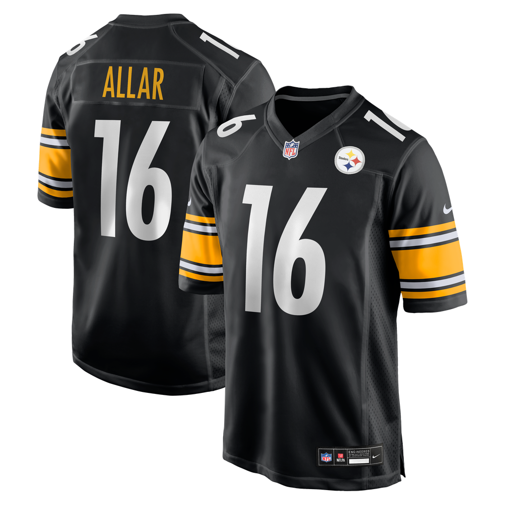 Men's Pittsburgh Steelers Drew Allar Black Game Jersey