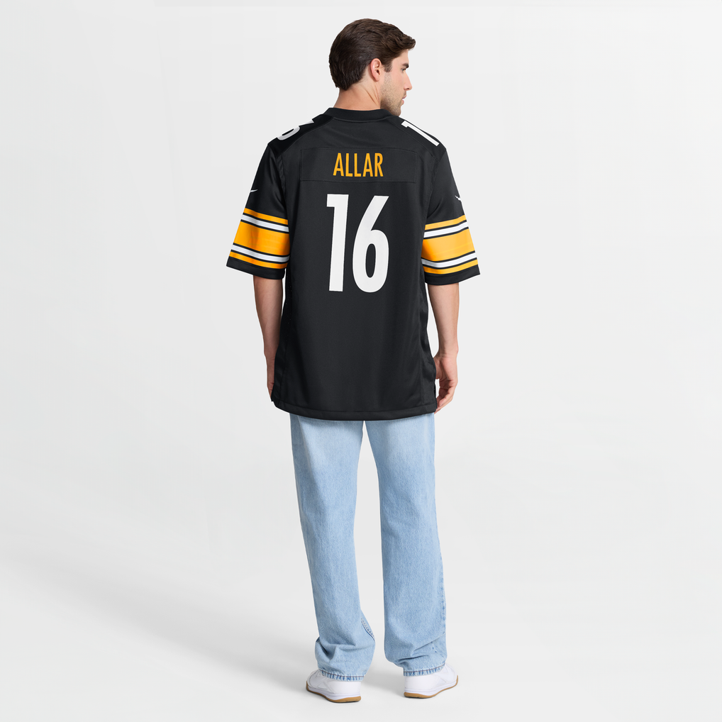 Men's Pittsburgh Steelers Drew Allar Black Game Jersey
