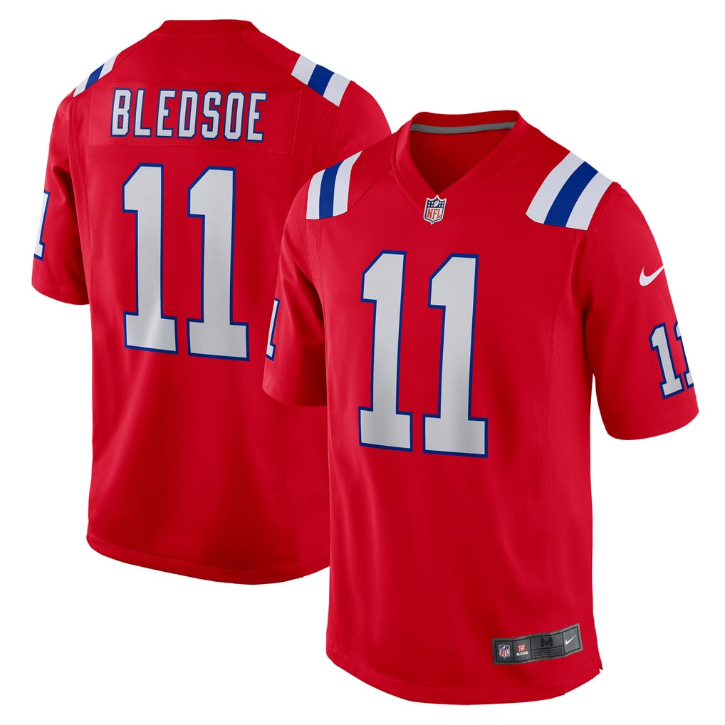 Men's New England Patriots Drew Bledsoe Red Retired Player Alternate Game Jersey