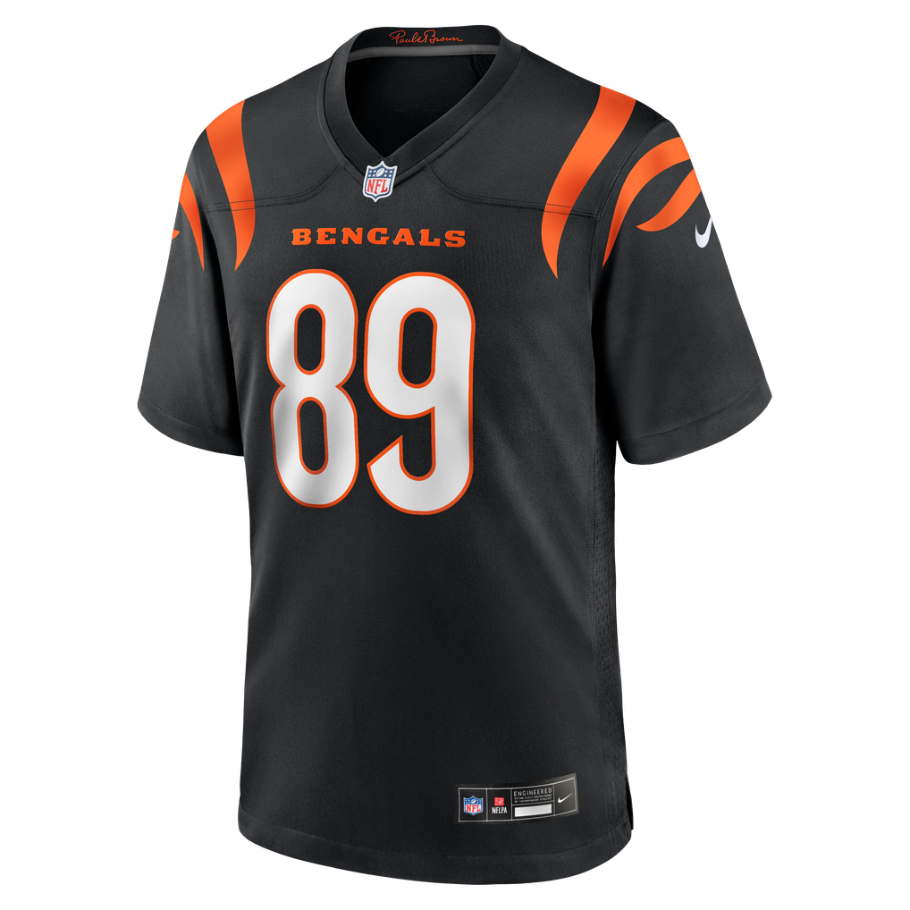 Men's Cincinnati Bengals Drew Sample Black Game Jersey