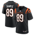 Men's Cincinnati Bengals Drew Sample Black Game Jersey