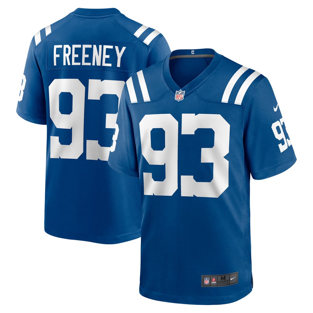 Men's Indianapolis Colts Dwight Freeney Royal Team Retired Player Game Jersey