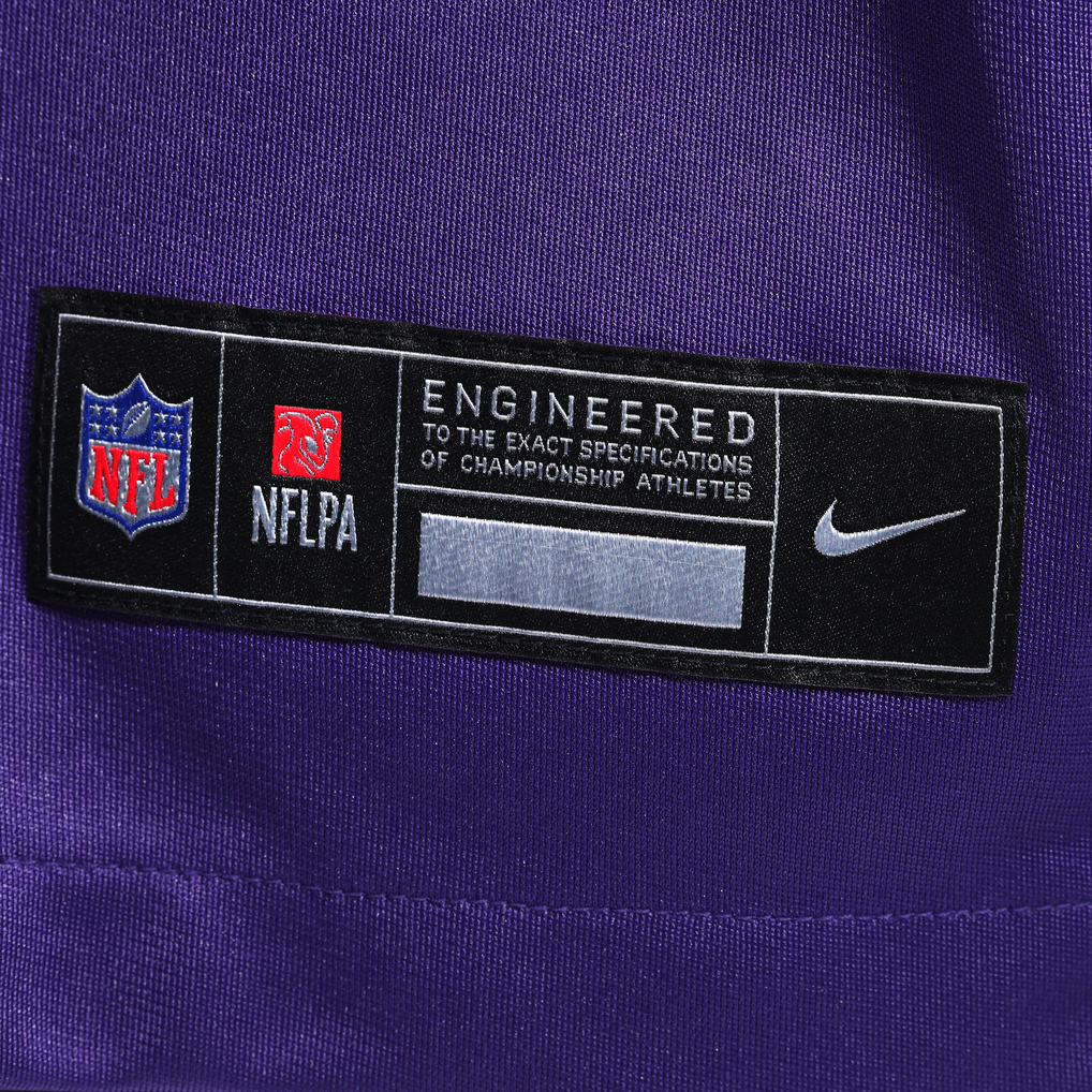 Men's Minnesota Vikings Dwight McGlothern Purple Team Game Jersey
