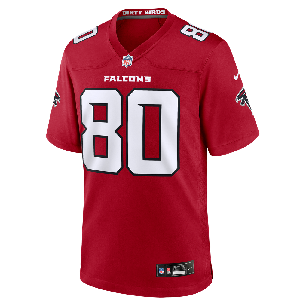 Men's Atlanta Falcons Dylan Drummond Red Team Game Jersey