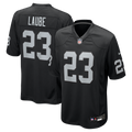 Men's Las Vegas Raiders Dylan Laube Black Team Game Jersey
