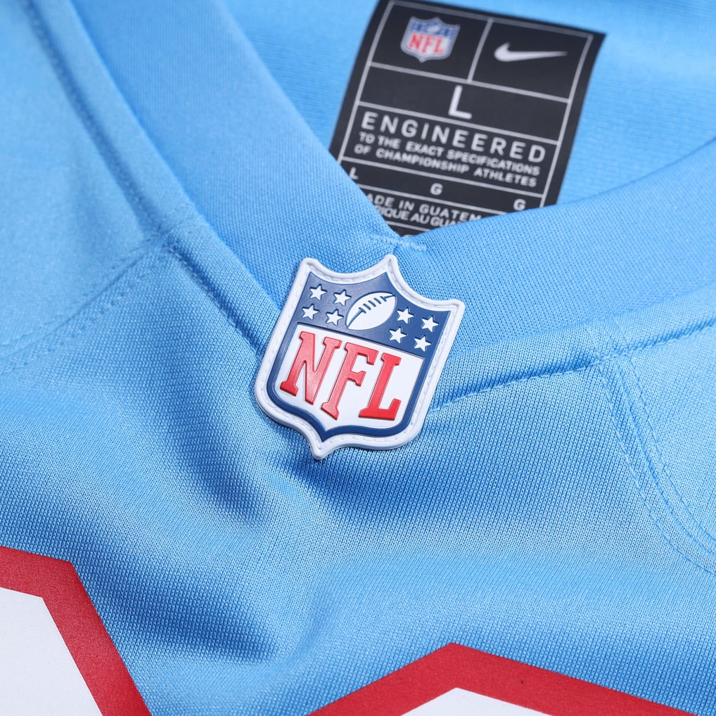 Men's Tennessee Titans Earl Campbell Light Blue Retired Player Alternate Game Jersey