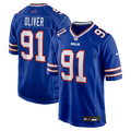 Men's Buffalo Bills Ed Oliver Royal Team Game Player Jersey