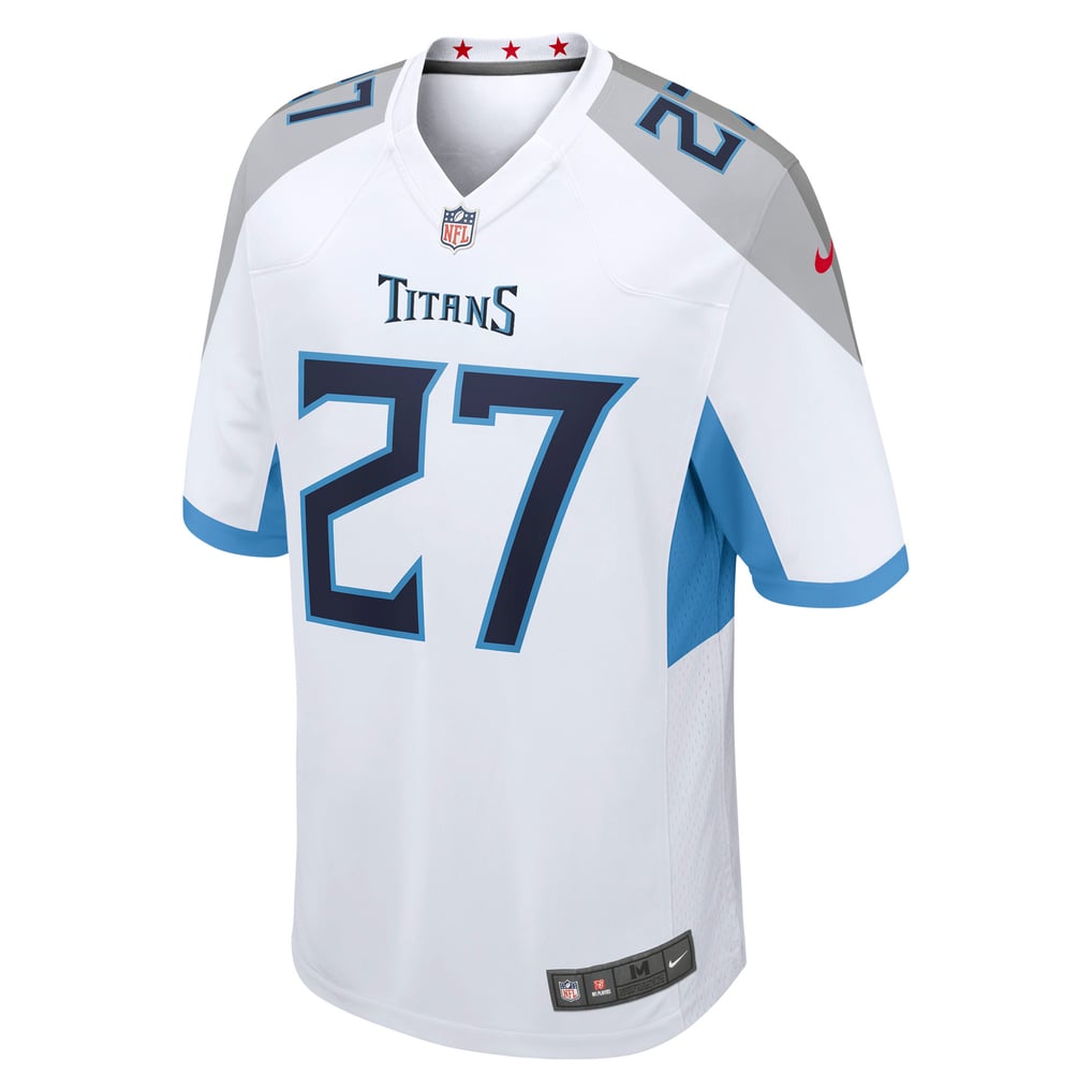 Men's Tennessee Titans Eddie George White Retired Player Game Jersey