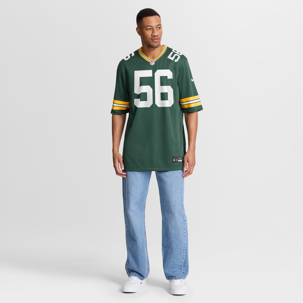 Men's Green Bay Packers Edgerrin Cooper Green Game Jersey