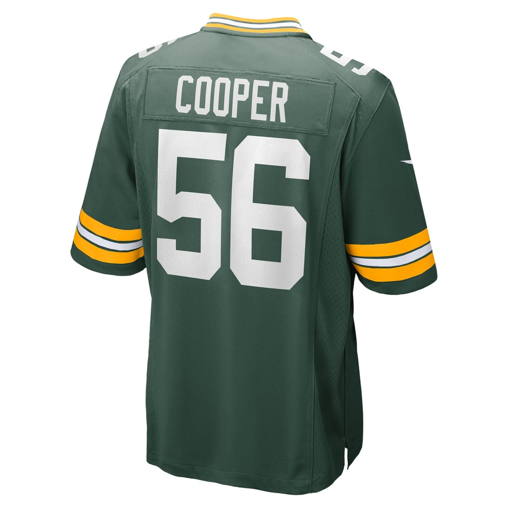 Men's Green Bay Packers Edgerrin Cooper Green Game Jersey