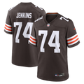 Men's Cleveland Browns Elgton Jenkins Brown Team Game Jersey