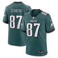 Men's Philadelphia Eagles Eli Stowers Midnight Green Team Game Jersey