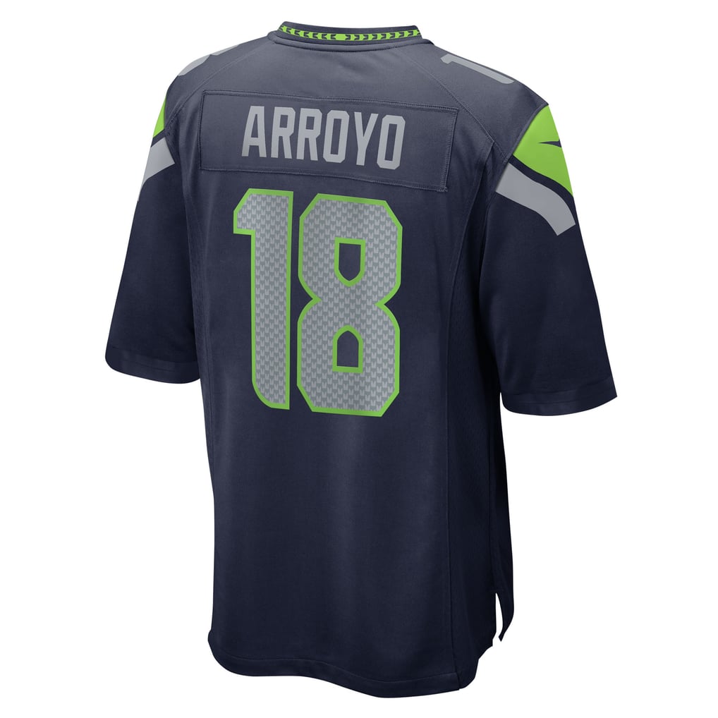 Men's Seattle Seahawks Elijah Arroyo College Navy Team Game Jersey