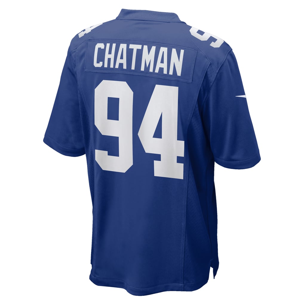 Men's New York Giants Elijah Chatman Royal Team Game Jersey