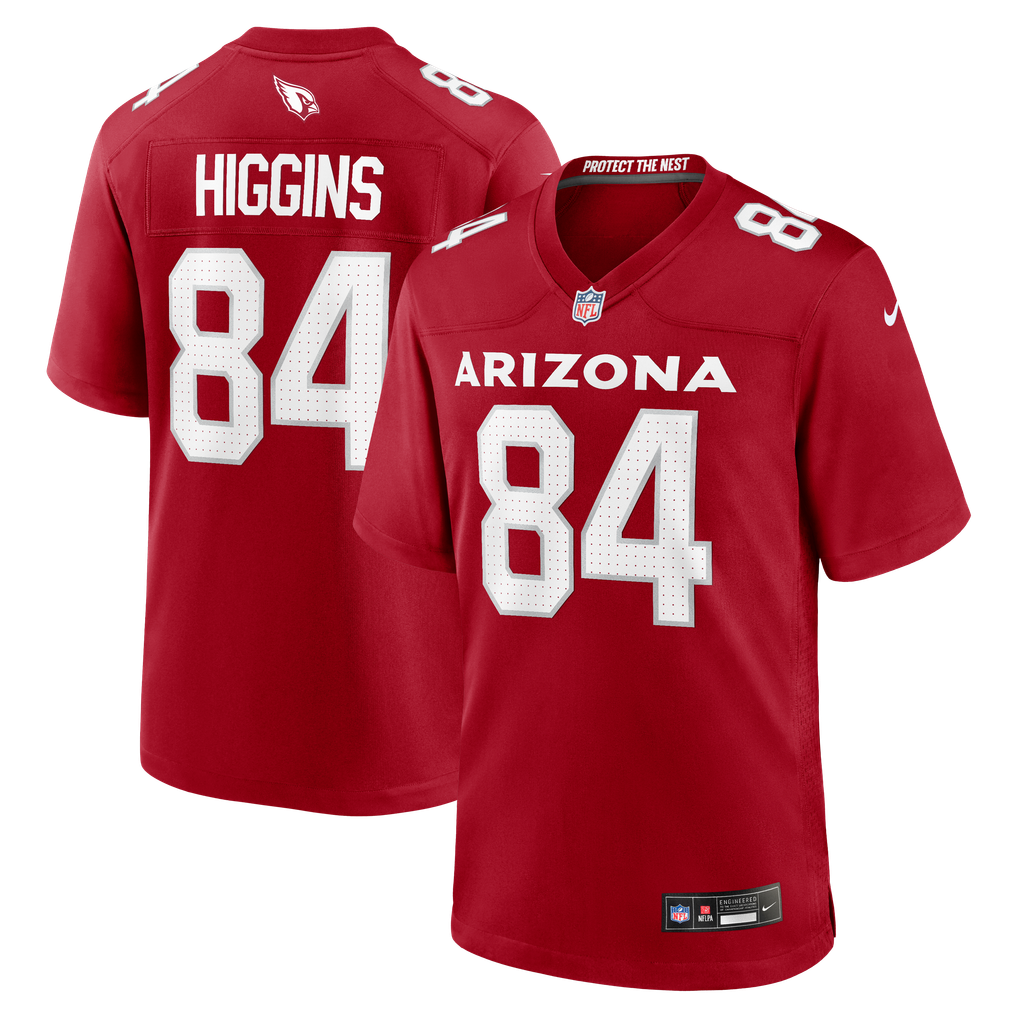 Men's Arizona Cardinals Elijah Higgins Cardinal Team Game Jersey