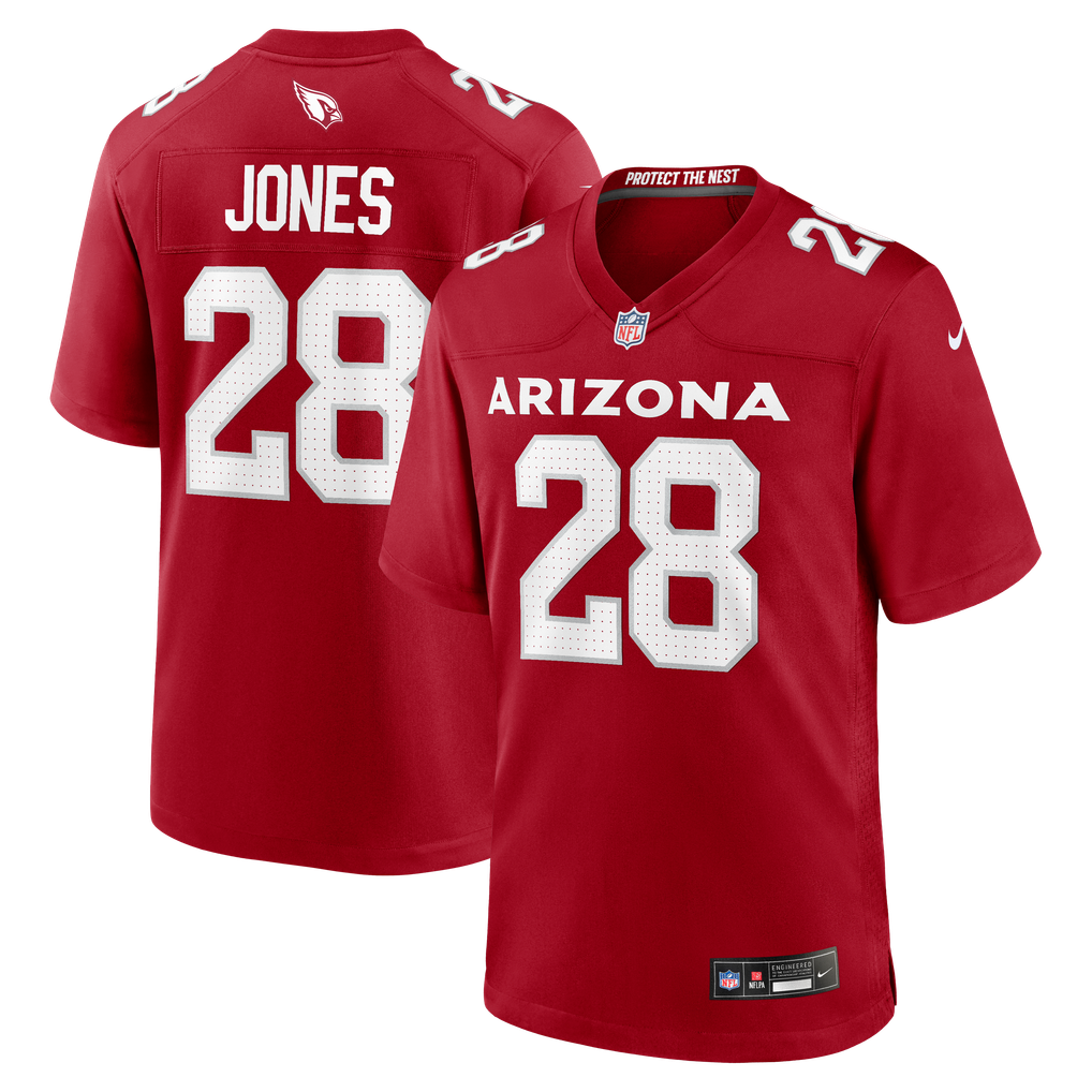 Men's Arizona Cardinals Elijah Jones Cardinal Team Game Jersey
