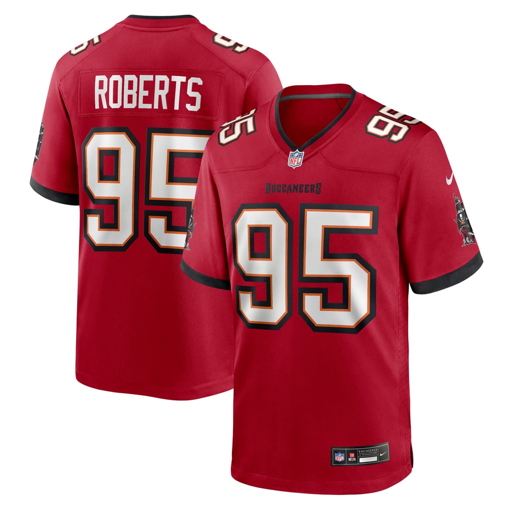 Men's Tampa Bay Buccaneers Elijah Roberts Red Team Game Jersey